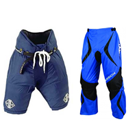 Blue Hockey Pants - Blue Ice Hockey Pants - Blue Roller Hockey Pants